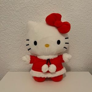 hello kitty christmas plush